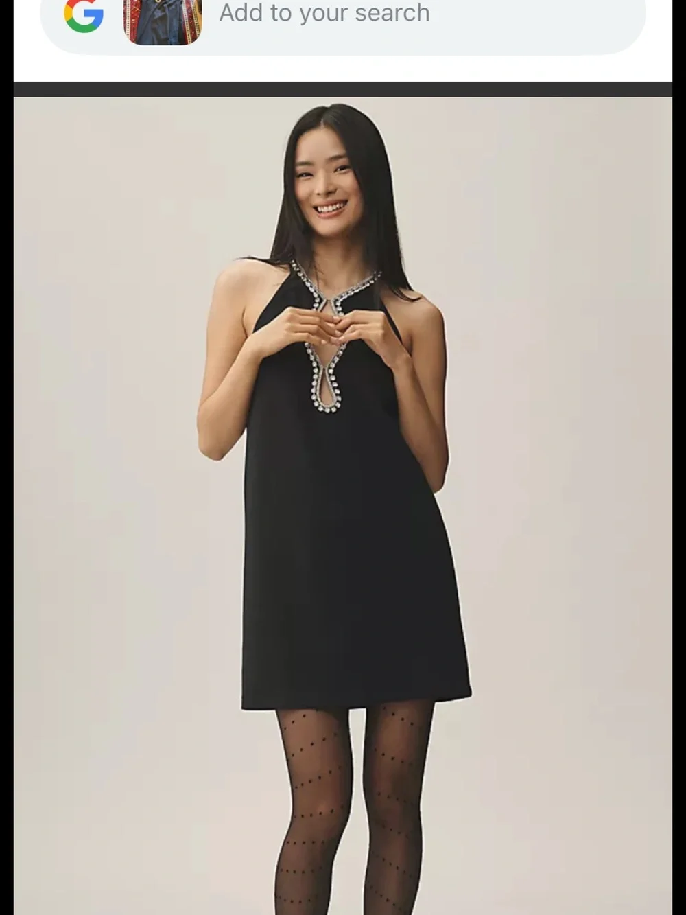 Maeve Sleeveless Rhinestone Dress